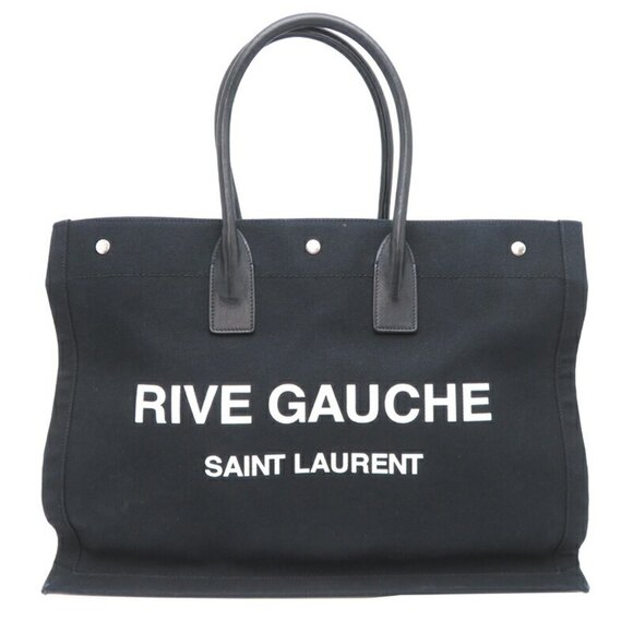 SAINT LAURENT Black Tote Bag - Picture 1 of 10